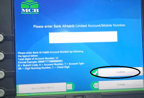 beneficiary account number-price in pakistan