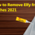 Remove Elfy from Clothes-pip