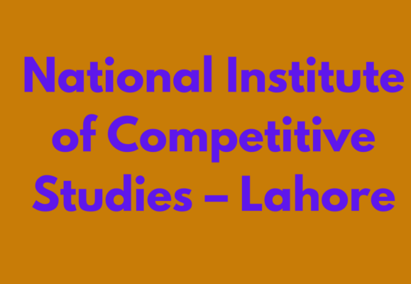 National Institute of Competitive Studies-price in Pakistan